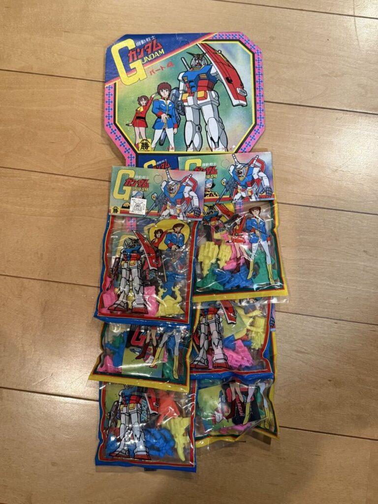 山勝 機動戦士ガンダム 消しゴム 当時物 ガン消し 6袋セット