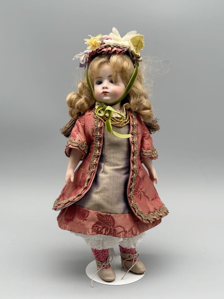 ビスクドール 30cm スタンド付属 陶器人形