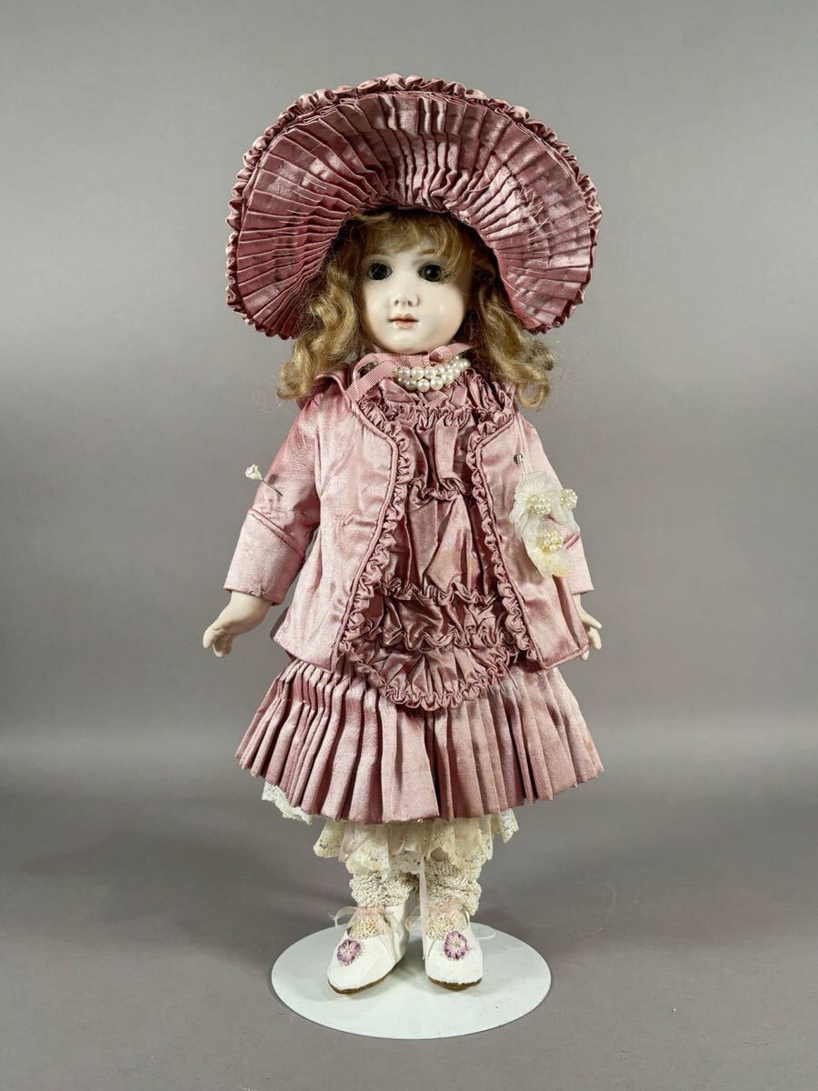 ビスクドール A9T 46cm スタンド付属 陶器人形