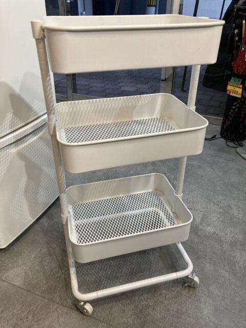 ニトリ スチールワゴン トロリ2 中古品販売