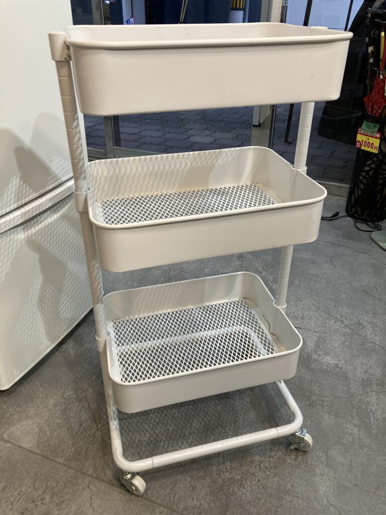 ニトリ スチールワゴン トロリ2 中古品販売