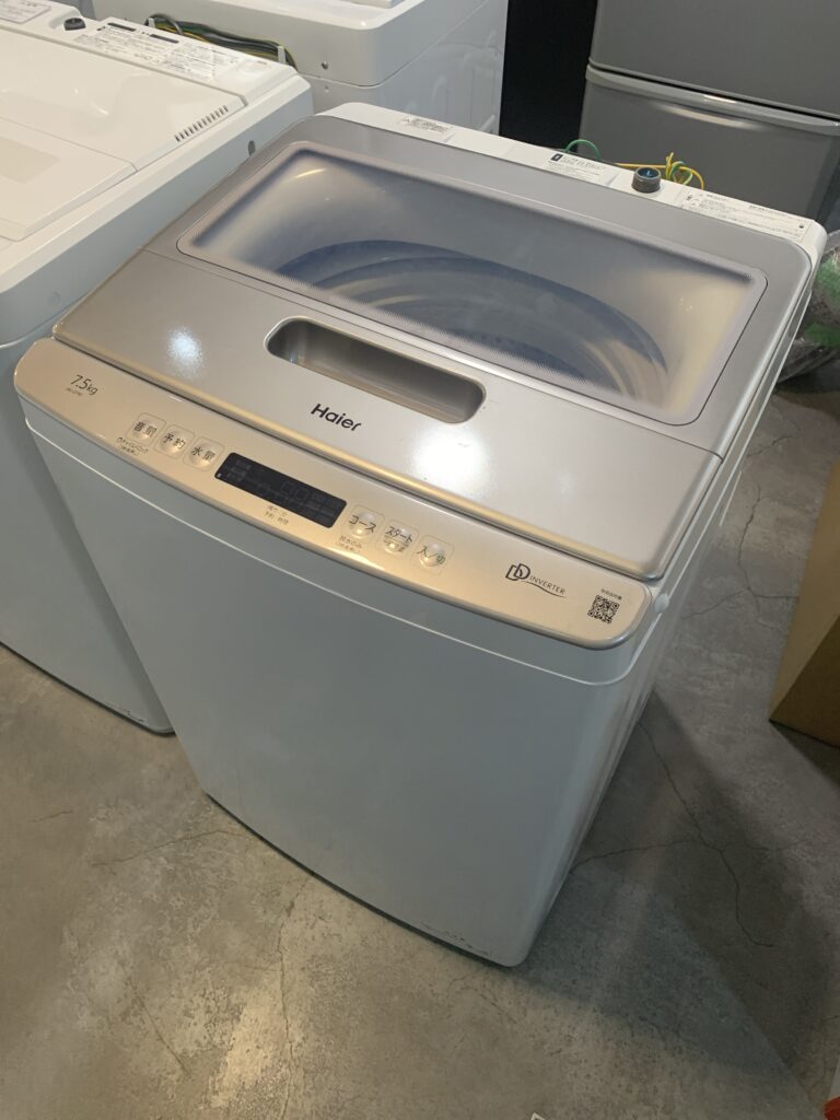 Haier 2023年製　7.5kg 洗濯機 中古品販売