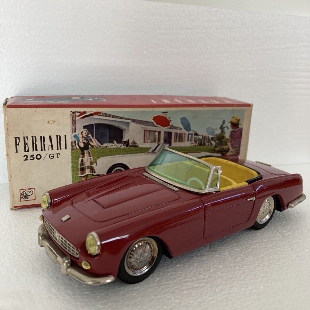 フェラーリ 250GT ATC アサヒ玩具 ブリキ ミニカー 箱付き