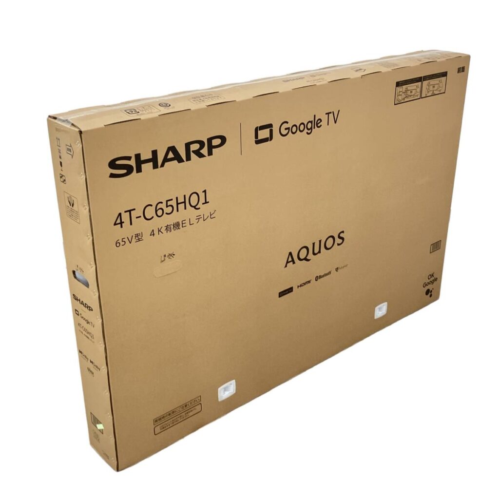 SHARP AQUOS OLED 4T-C65HQ1 65インチ 4K有機ELテレビ