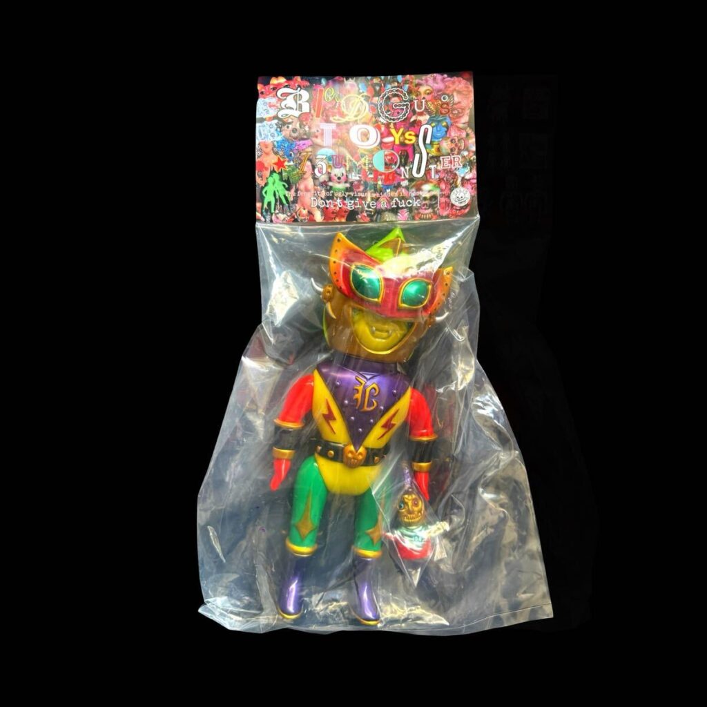 雷星人 IZUMONSTER ソフビ blackpearls サンダーマスク