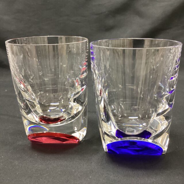 バカラ プロジェクション　ロックグラス ペアグラス