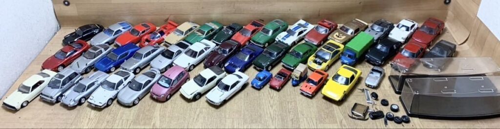 プラモデル 自動車 乗用車 1/24 完成品 46点セット