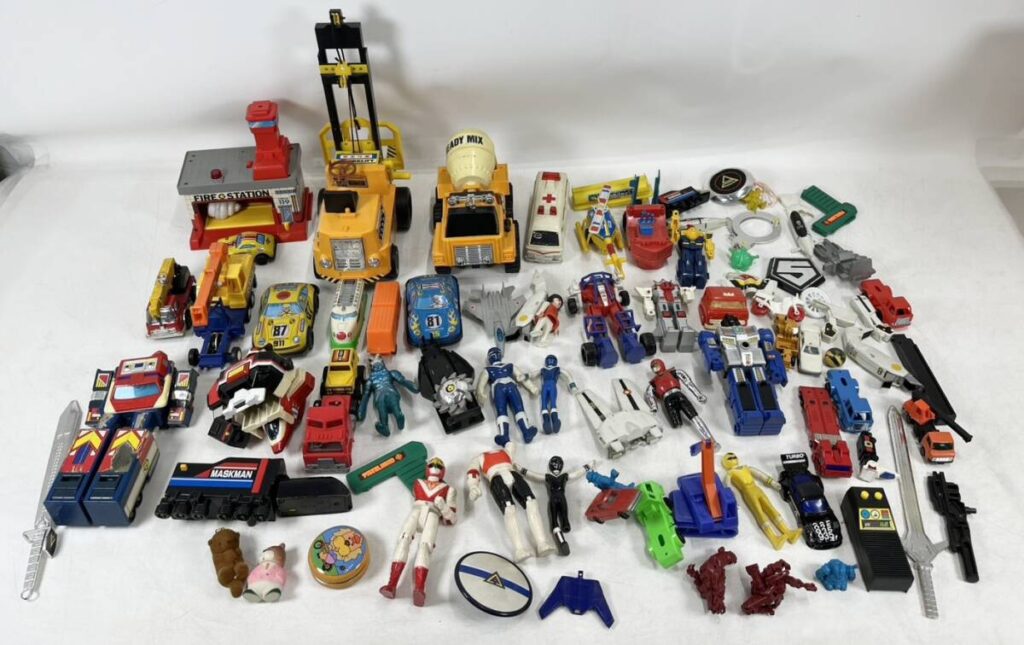 昭和レトロ玩具まとめセット ミニカー ブリキ ロボット トランスフォーマー
