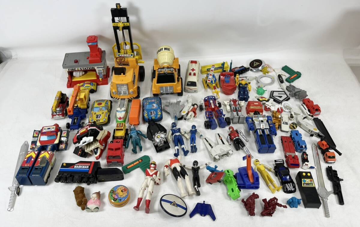 昭和レトロ玩具まとめセット ミニカー ブリキ ロボット トランスフォーマー