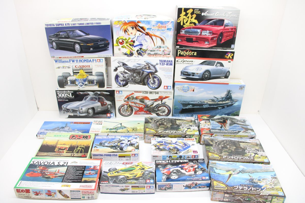プラモデル まとめ売り タミヤ アオシマ 自動車 バイク 飛行機 戦艦