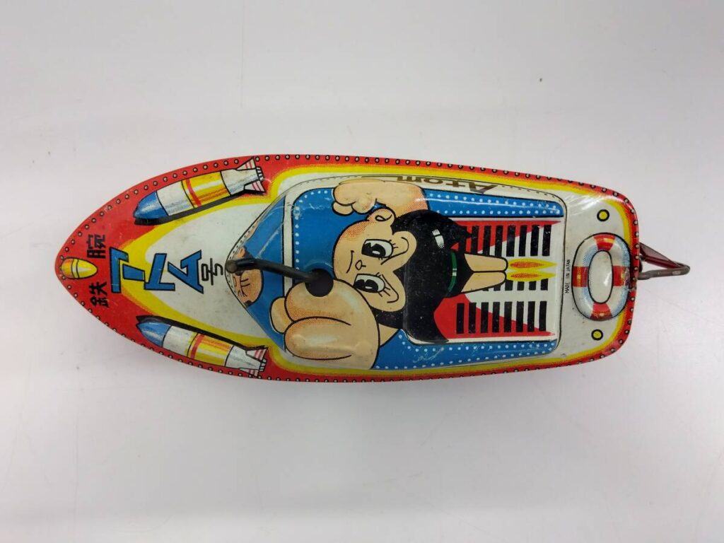 鉄腕アトム ベビーボート #6600 ブリキ玩具 箱付き