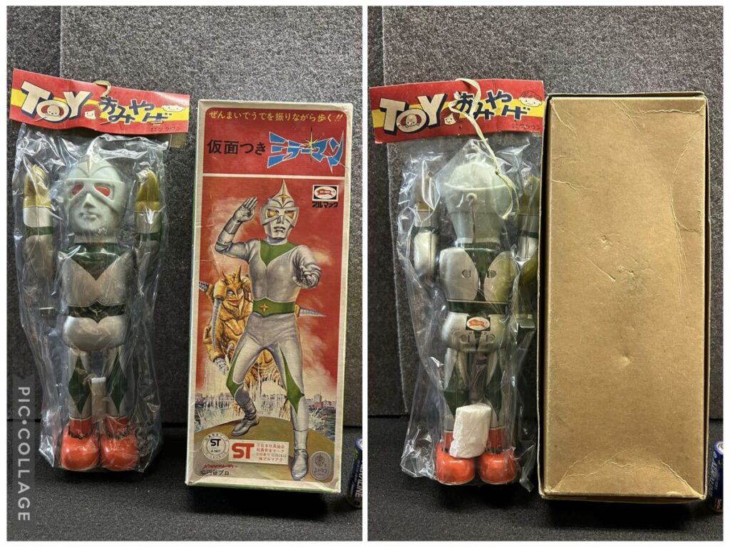 ブルマァク 円谷プロ ミラーマン ぜんまいブリキ玩具 25cm