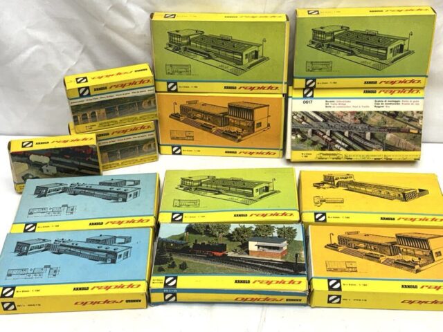 ARNOLD rapido Nゲージ ストラクチャー 建物 ジオラマ 13点セット