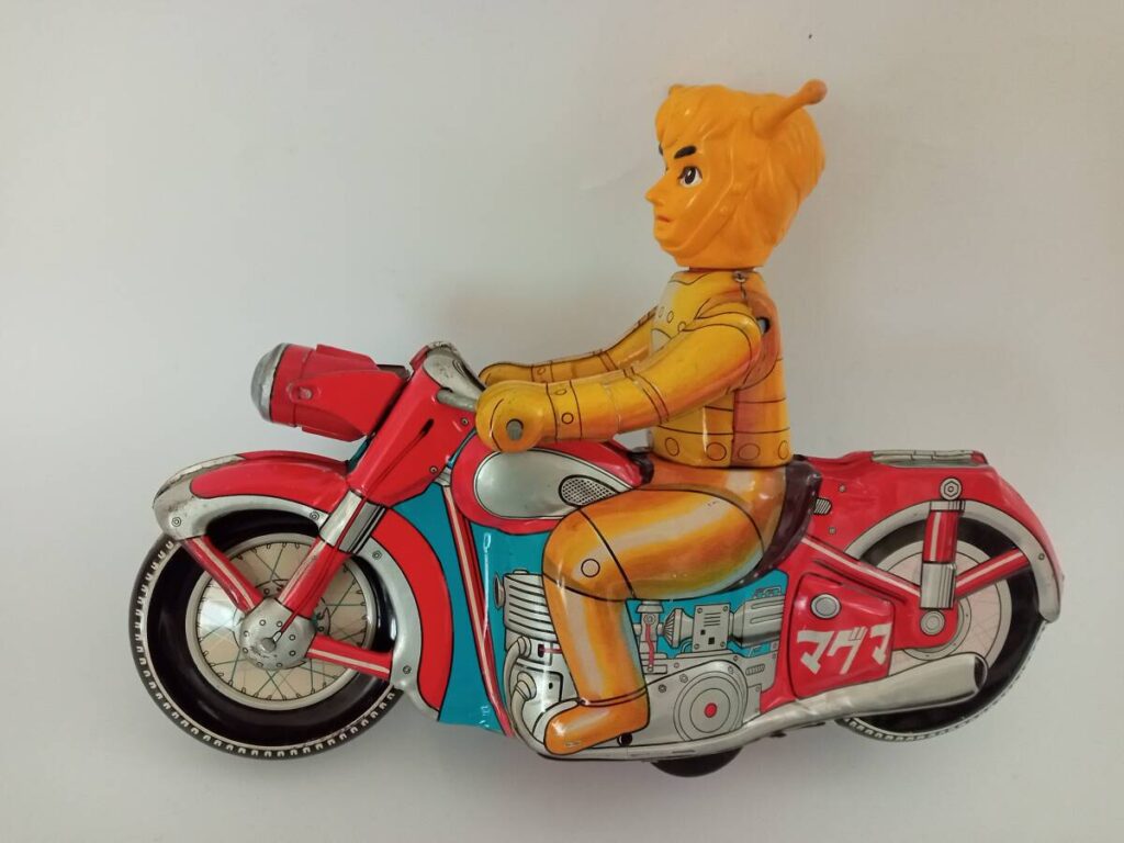 マグマ大使 オートバイ 浅草玩具 ブリキ