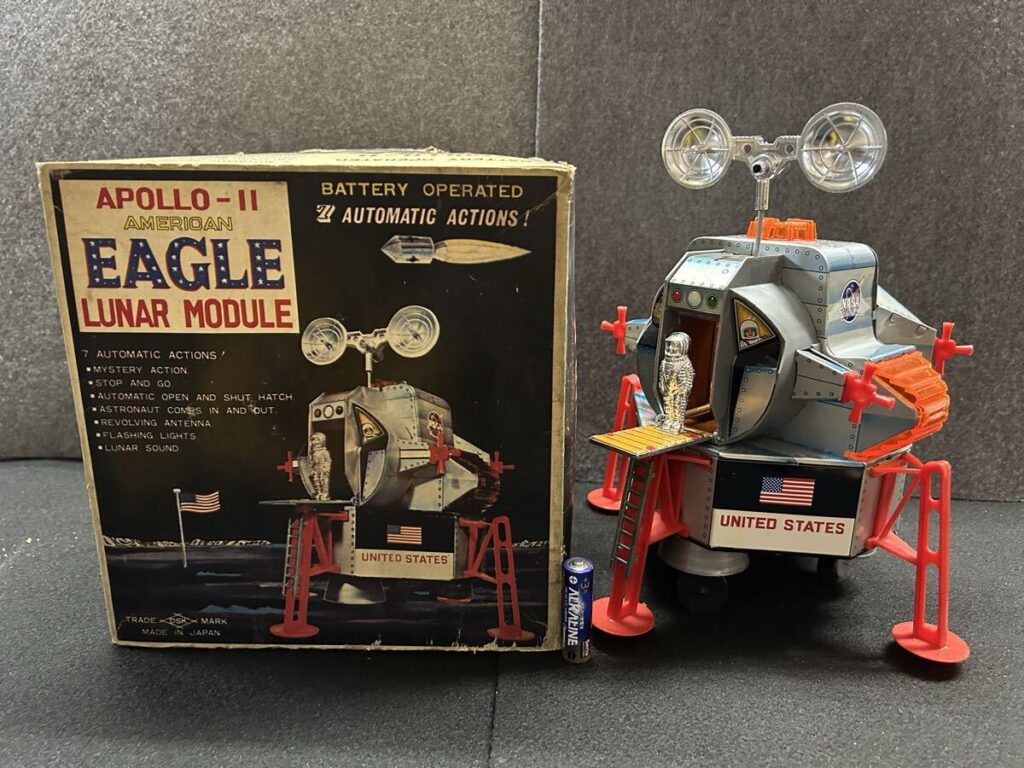 大進興業 米澤玩具 アポロ11号 月面着陸船 ブリキ玩具 1970年