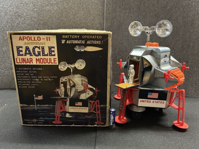 大進興業 米澤玩具 アポロ11号 月面着陸船 ブリキ玩具 1970年