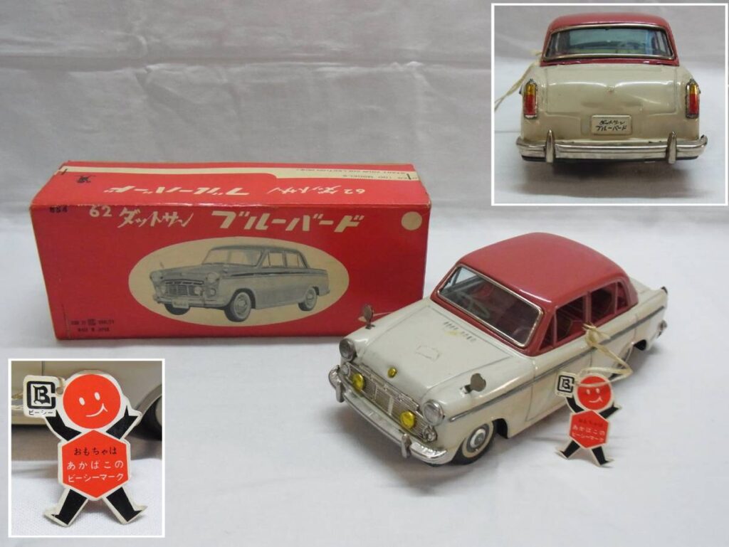 バンダイ ダッドサン ブルーバード ブリキ ミニカー