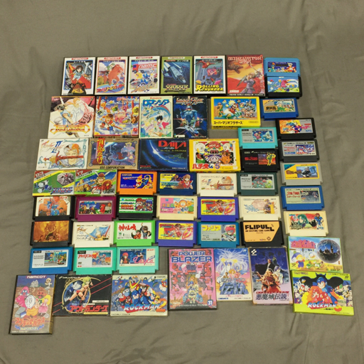 ナムコ ファミコンソフト スプラッターハウス ロックマン3 ホワイトライオン伝説 他 まとめセット