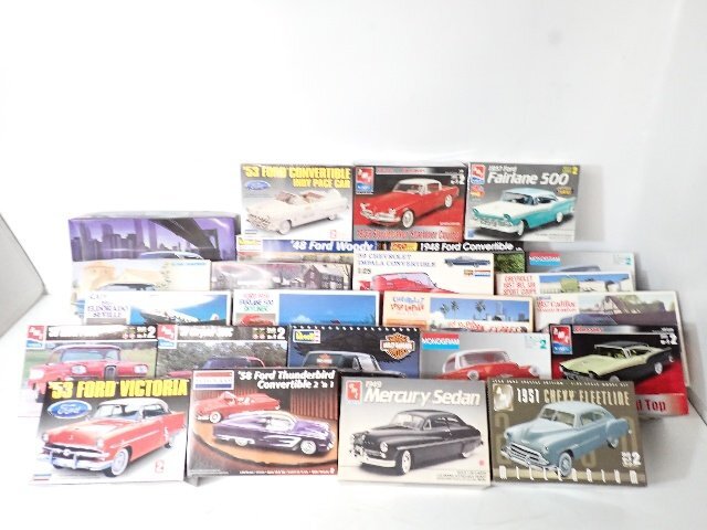 自動車外車プラモデル 24点セット