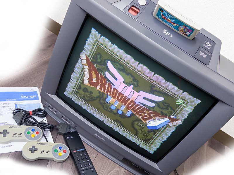 SHARP 21G-SF1 スーパーファミコン内蔵テレビ