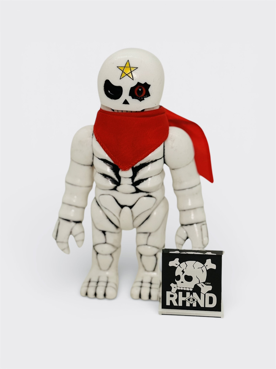 REAL HEAD リアルヘッド 流星忍者 一番星 コラボ ソフビ スカル