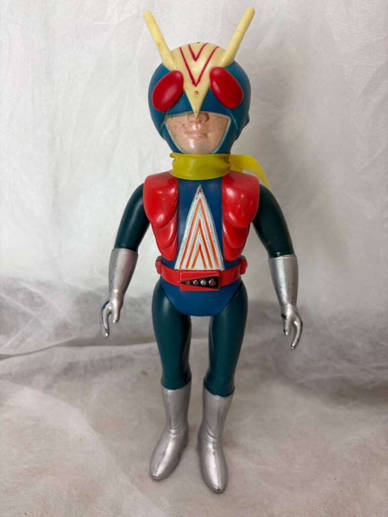 旧バンダイ 仮面ライダー ライダーマン ソフビ 70年代当時物