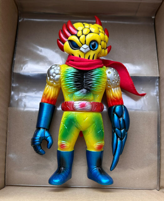 リアルヘッド フェイオスマン 黄色 ソフビ人形