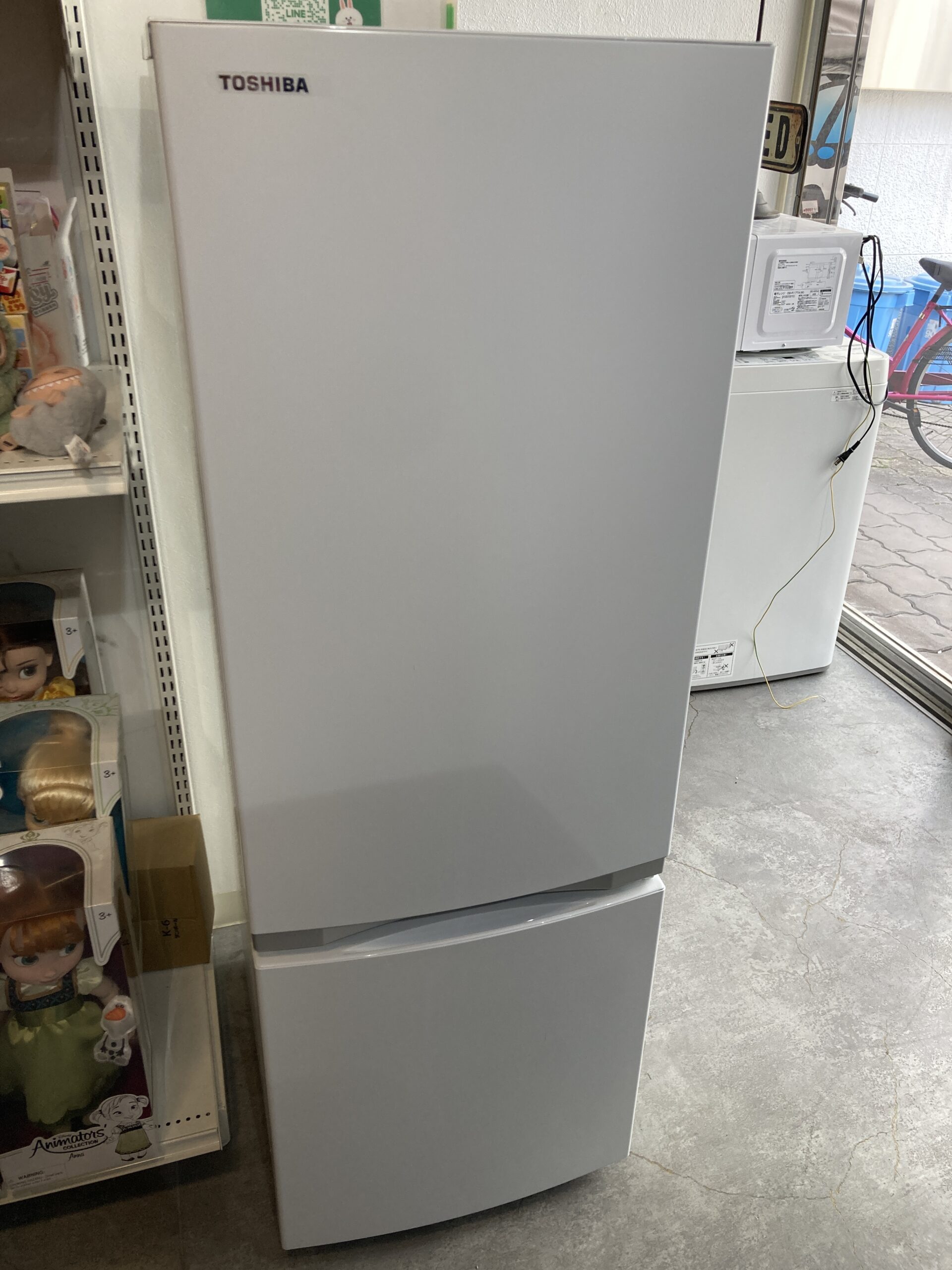 TOSHIBA 2021年製 170L 冷蔵庫 中古品販売