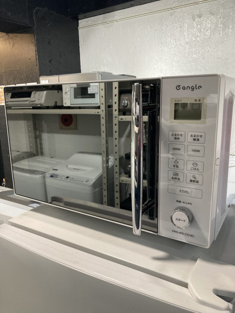 e-angle 2023年製 フラット電子レンジ 中古品販売