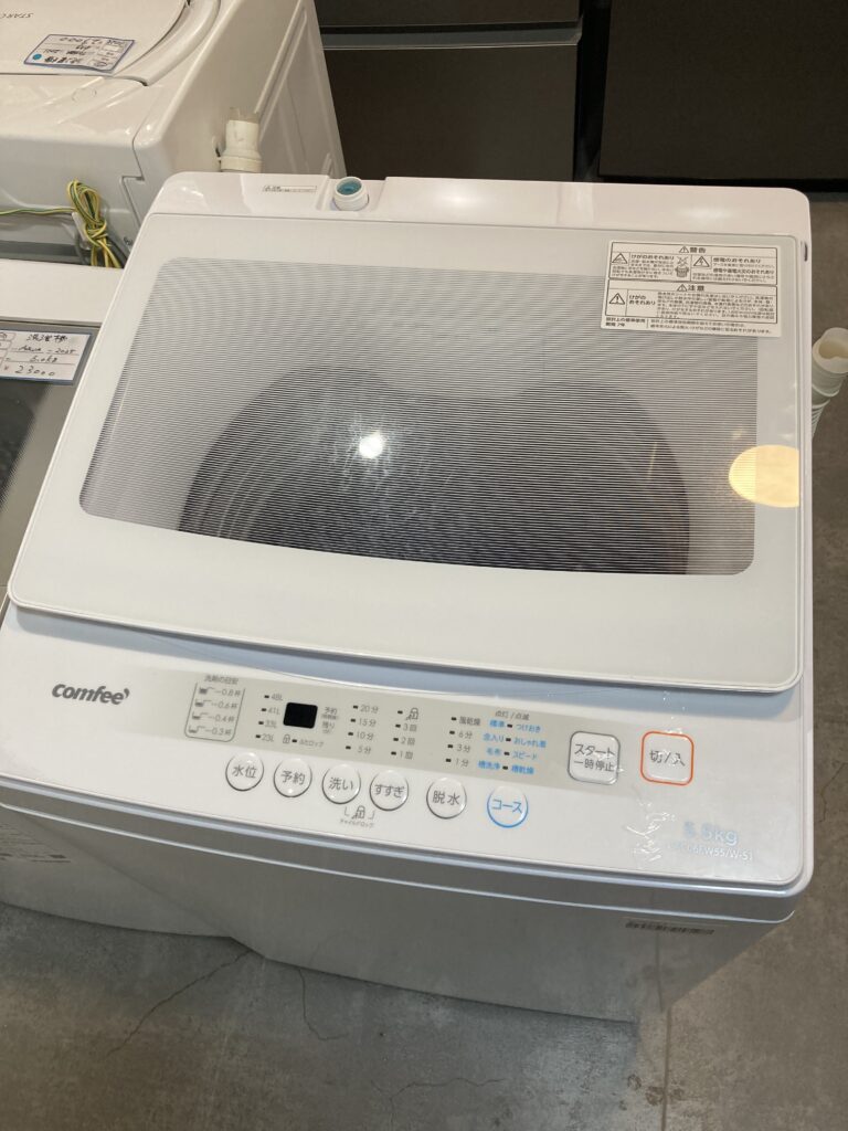 comfee 2025年製 5.5kg 洗濯機 中古品販売