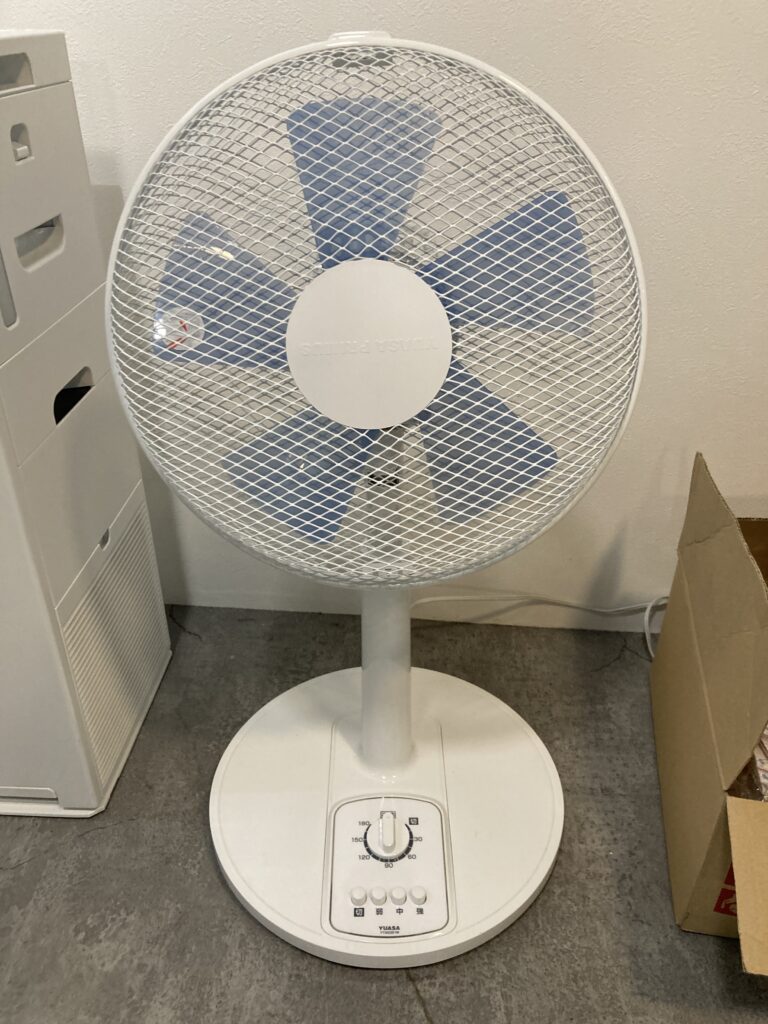 YUASA 2022年製　扇風機 中古品販売