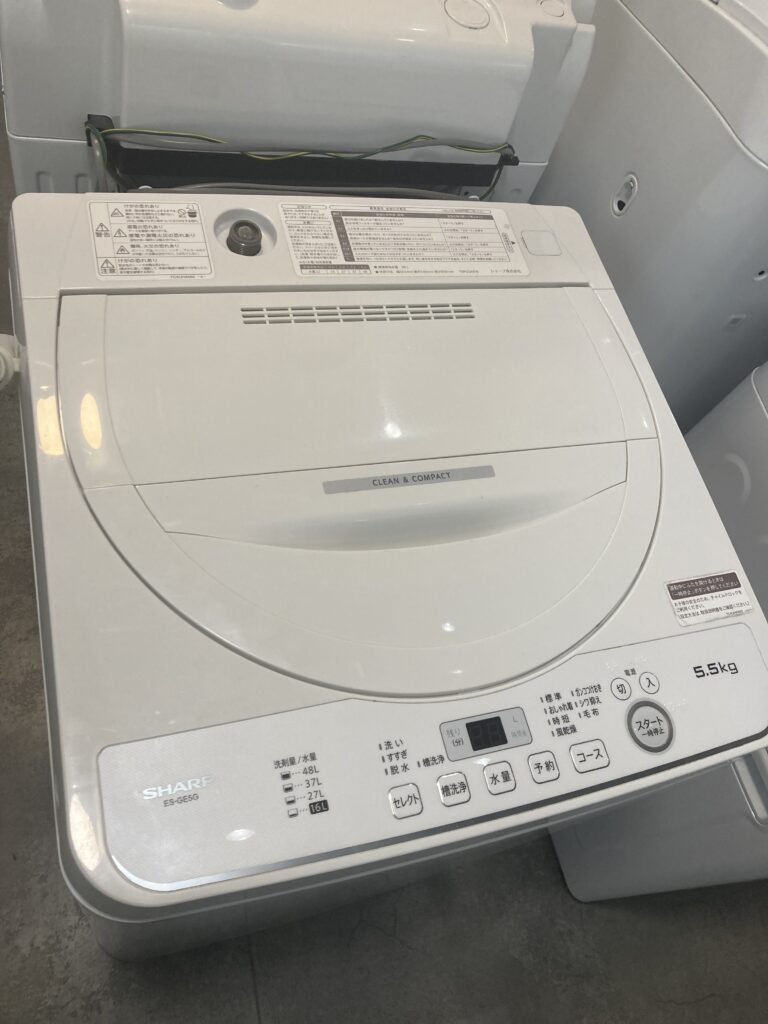 SHARP 2023年製 5.5kg 洗濯機 中古品販売