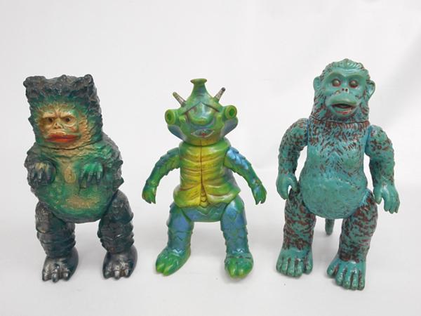 マルサン ガラモン アントラー ゴロー ソフビ 3体セット