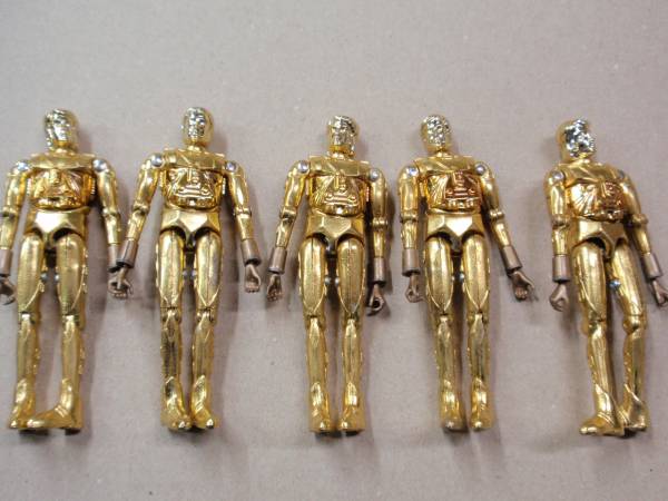 ミクロマン 5体セット 黄金 超合金 タカラ 日本製