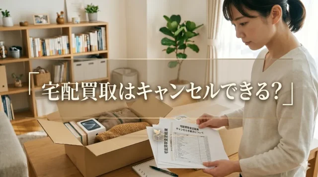 宅配買取はキャンセルできる？｜段階別フローと無料業者の選び方