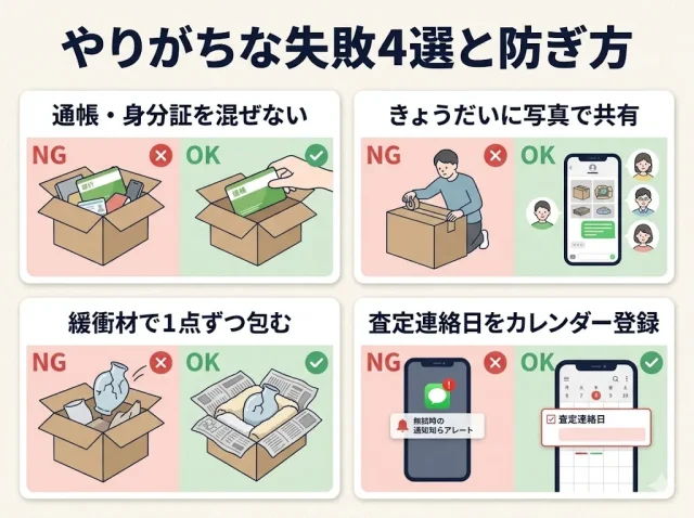 やりがちな失敗4選と防ぎ方