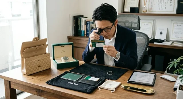 現場担当者が査定している様子