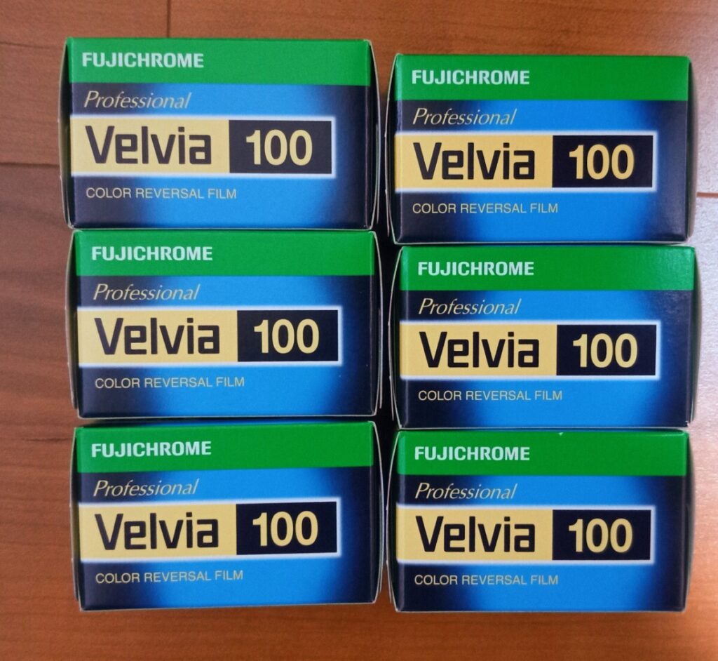 富士フイルム ベルビア Velvia100 6本セット
