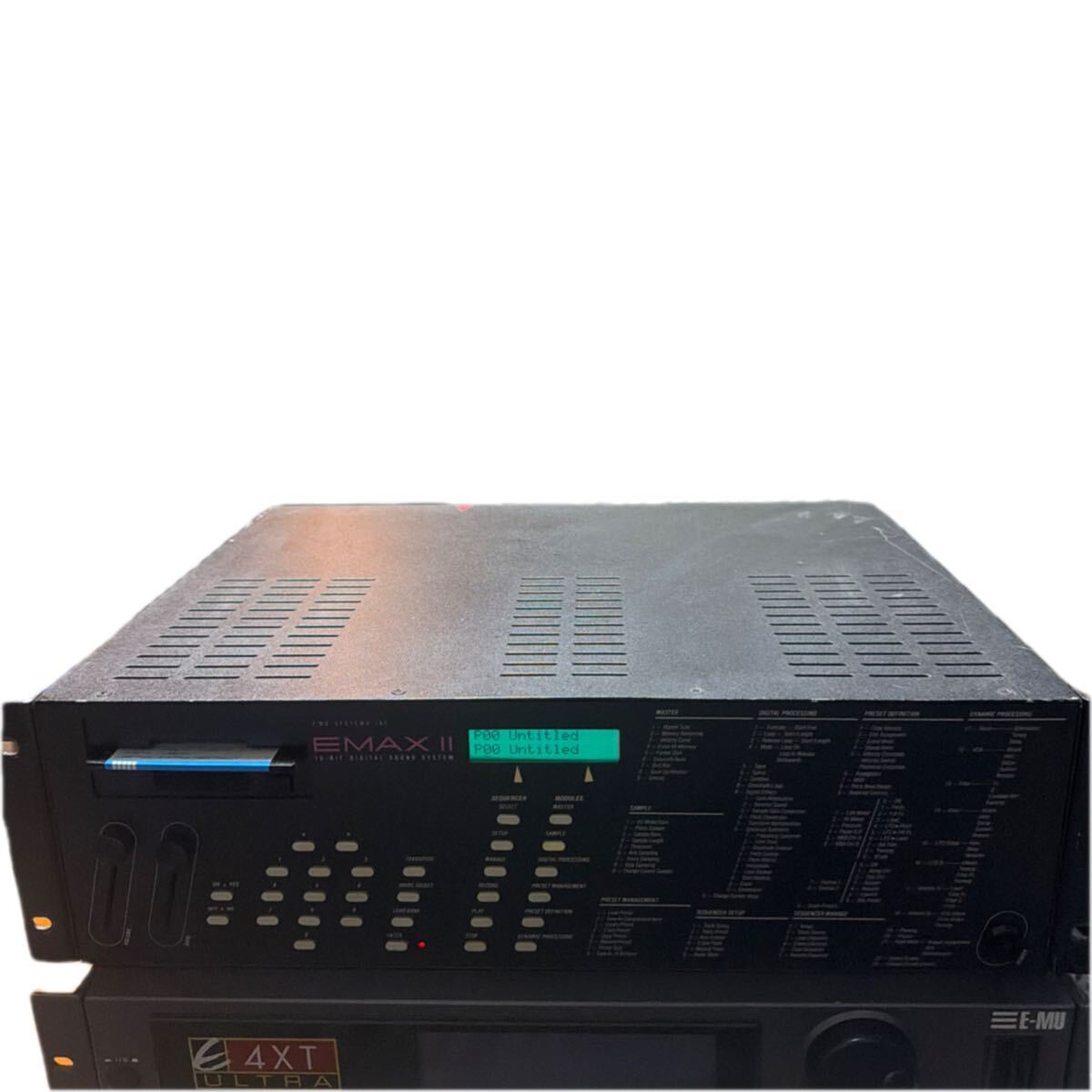 e-mu EMAX II サンプラー