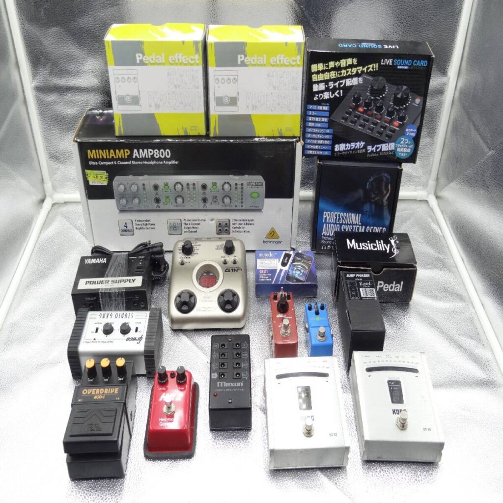 音響機器アクセサリー大量18個 エフェクター パワーサプライ