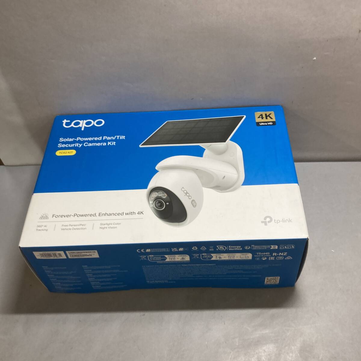 TP-Link Tapo TC92 防犯カメラ ソーラー 4K 8MP