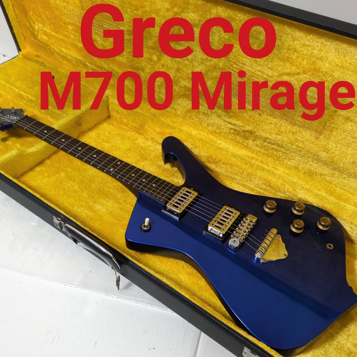 Greco M700 Mirage 1978年製 エレキギター メタリックブルー