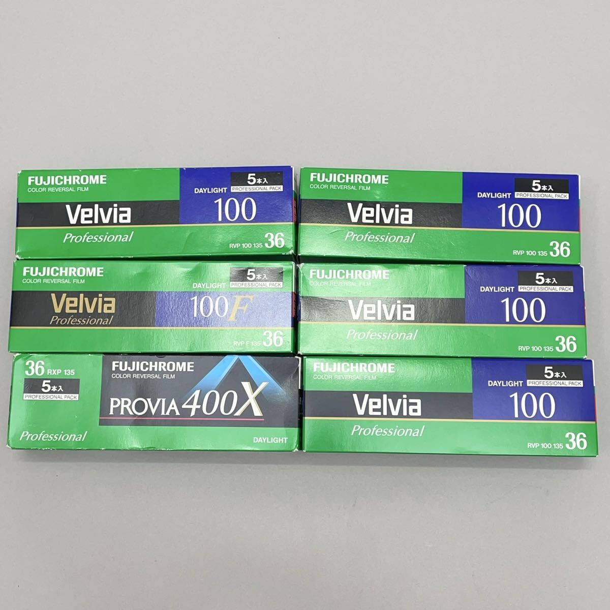 富士フイルム FUJICHROME Velvia RVP RXP フィルム 6点セット