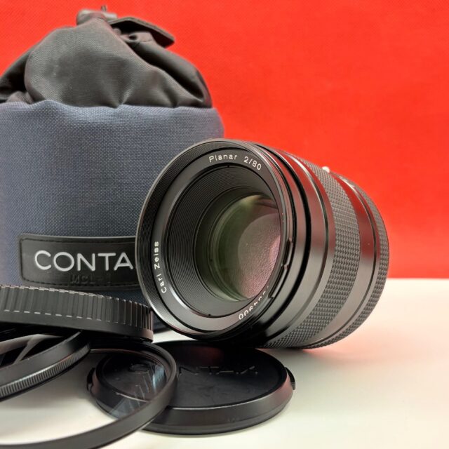 CONTAX Carl Zeiss Planar 80mm F2 T 645用 中判カメラレンズ
