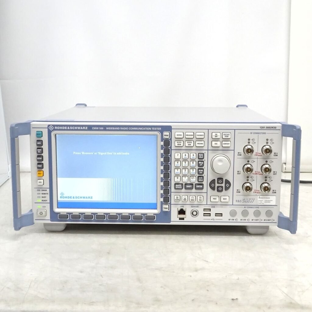 Rohde & Schwarz CMW500 ワイドバンド無線機テスタ
