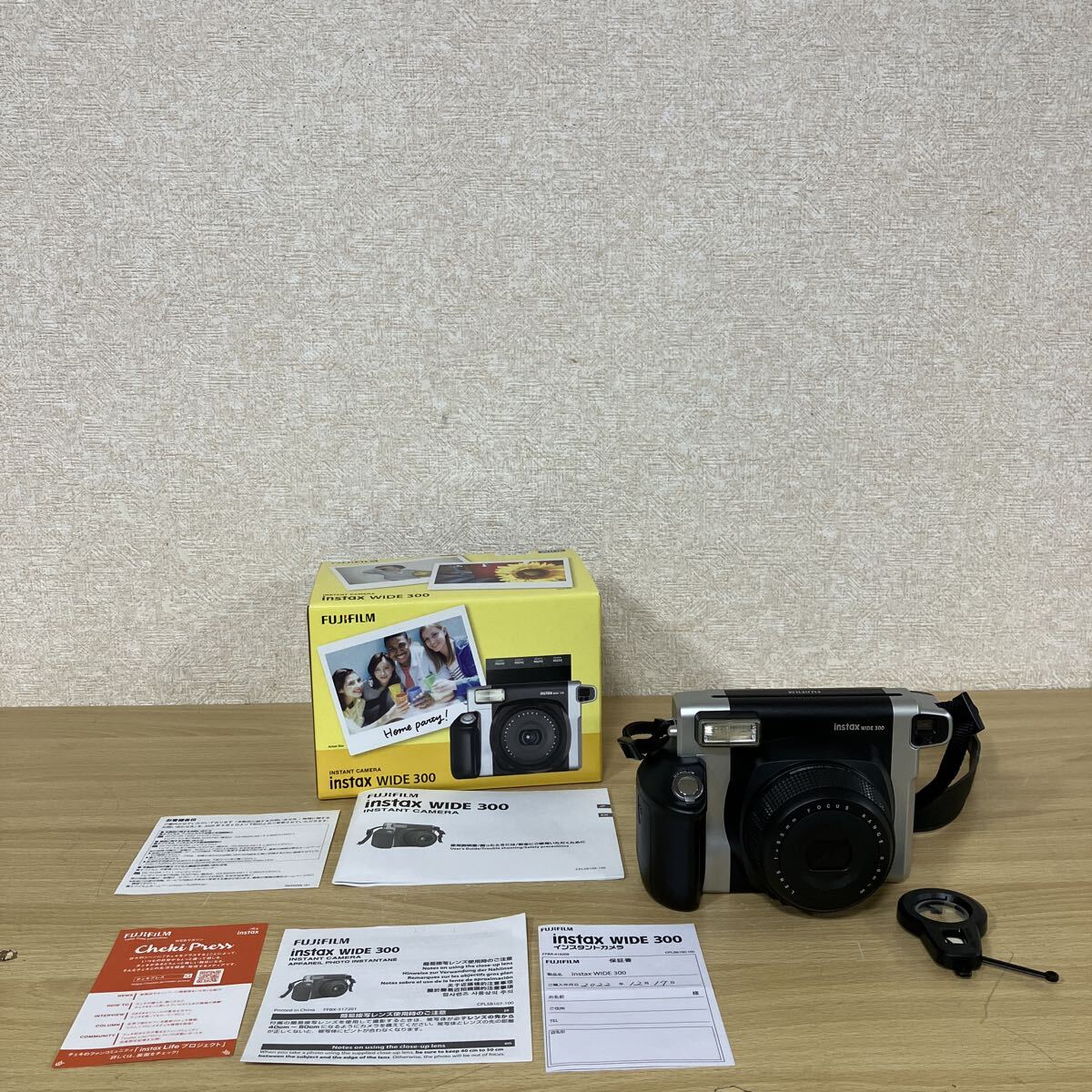 FUJIFILM instax WIDE 300 インスタントカメラ
