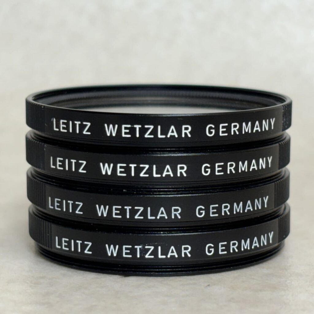 ライカ Leitz Wetzlar UVa レンズフィルター 4枚