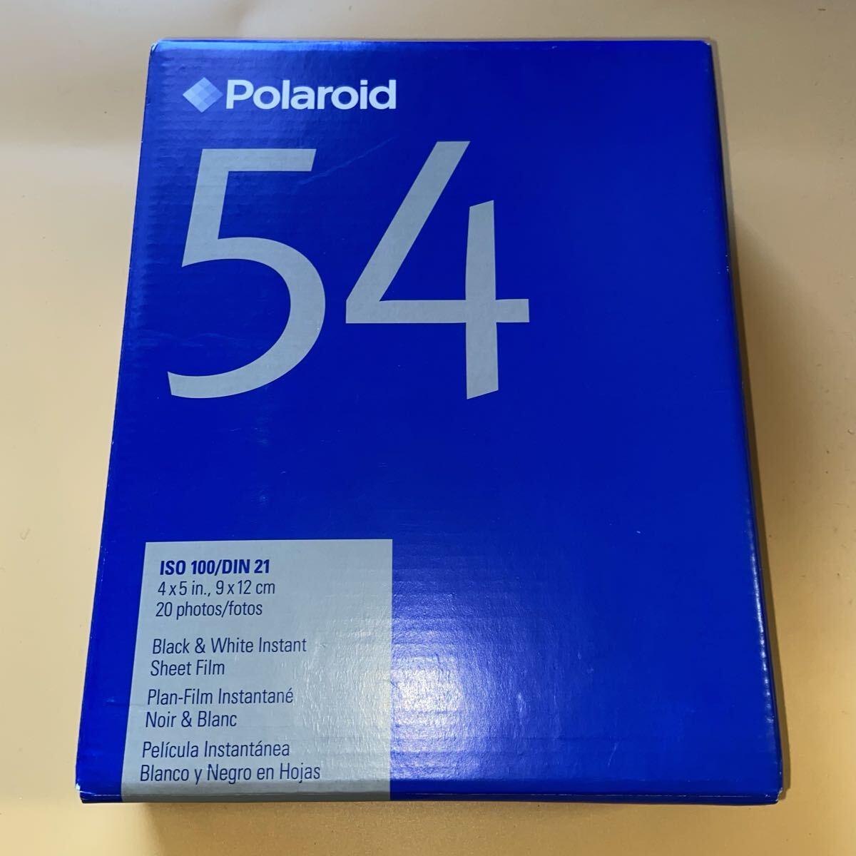 Polaroid 54 ポラロイド 白黒インスタントシートフィルム 4x5in