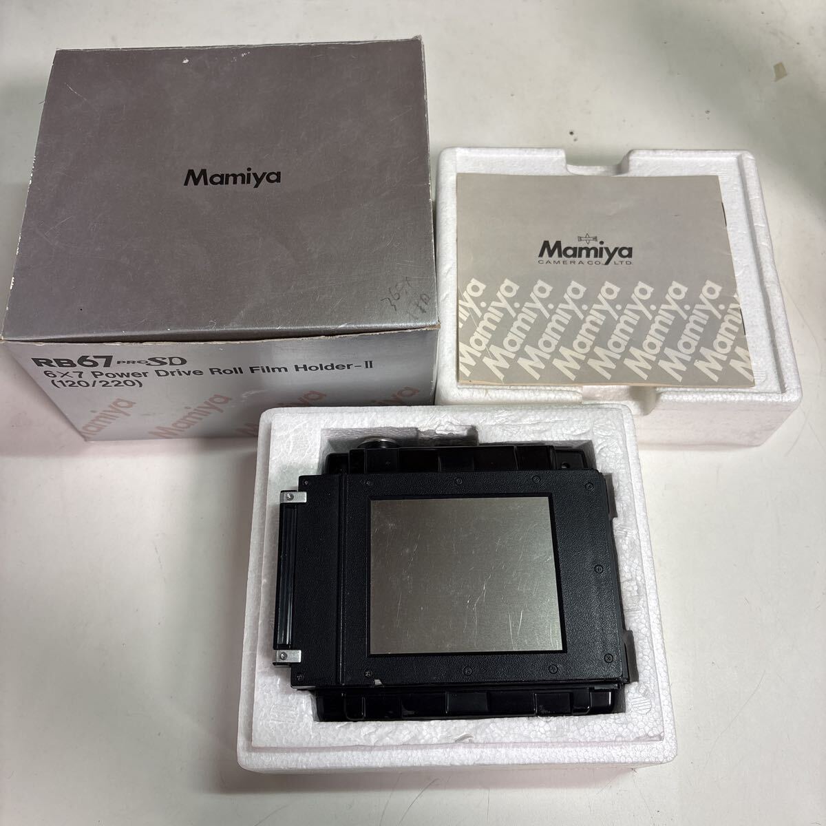 MAMIYA RB67 PRO SD用 120ロールフィルムホルダー