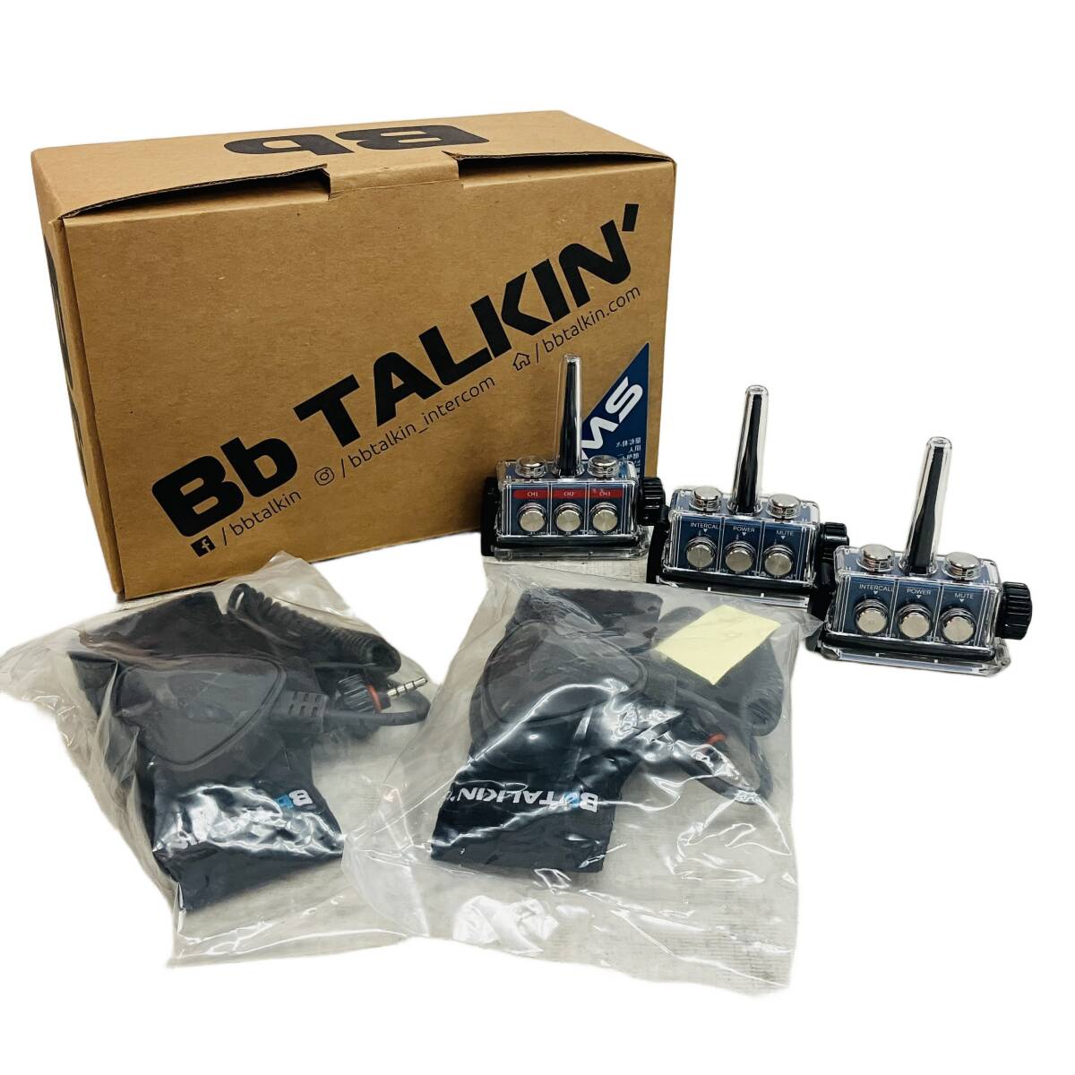BbTALKIN MSモデル 無線機 3人用 工事現場用インカム